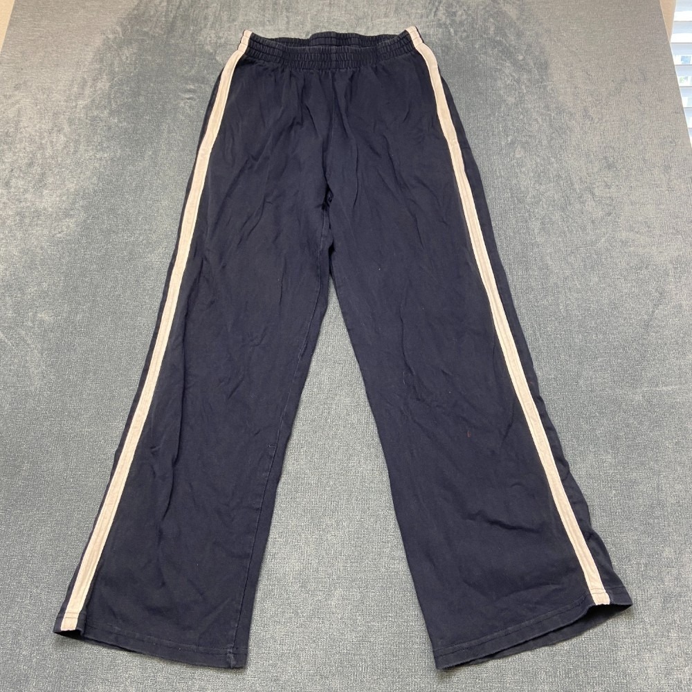 John Galt Sweatpants Womens 26x29.5 Navy Blue Elastic Waist Sportswear Wide Leg